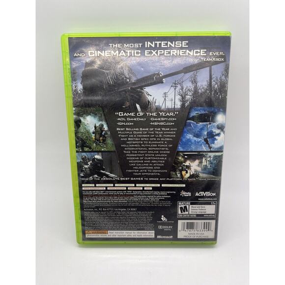 Call Of Duty 4 : Modern Warfare - Game Of The Year Microsoft Xbox 360 - Cib - Picture 2 of 4